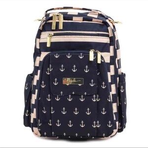 Ju-Ju-Be Legacy Be Right Back Stripe Nautical Diaper Bag Backpack